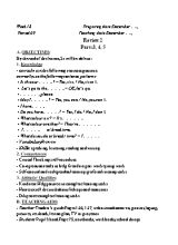 Giáo án Tiếng Anh Lớp 3 (Global success) - Tuần 18 - Năm học 2022-2023